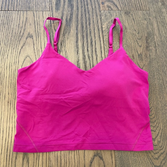 lululemon athletica Other - Lululemon shelf bra tank adjustable sz 8 with pads